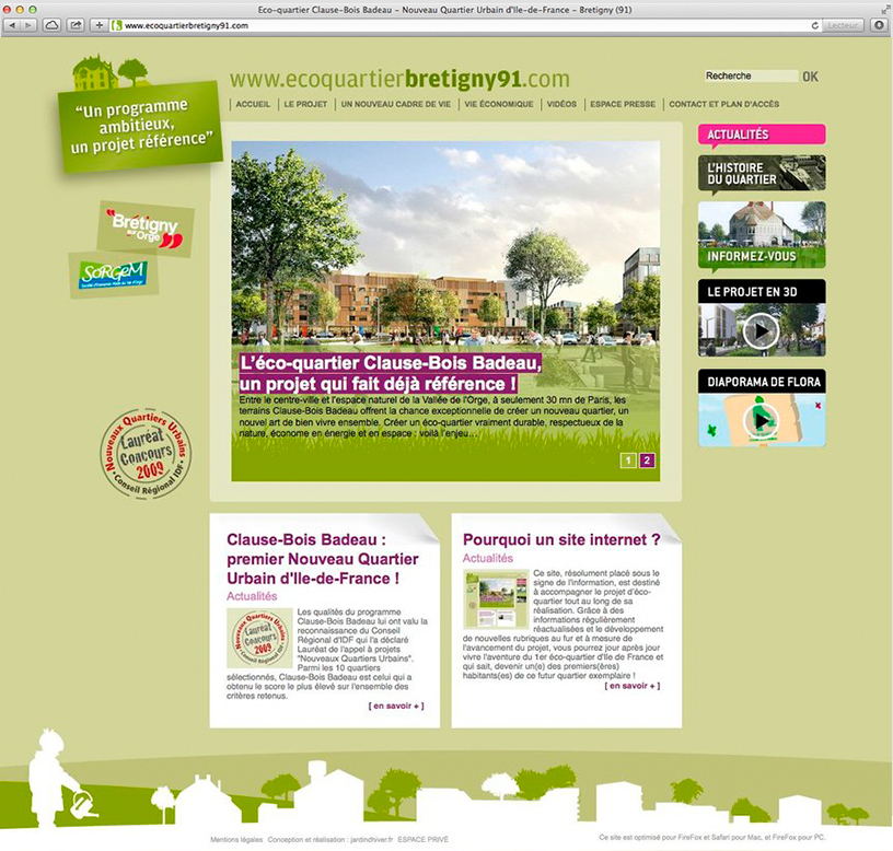 Un éco quartier à Brétigny sur Orge ! Un éco quartier à Brétigny sur Orge !