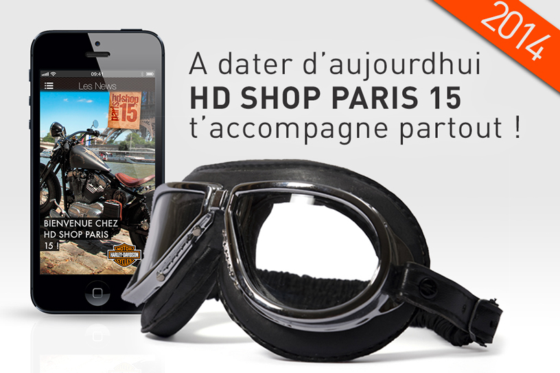 Hd Shop Paris te donne rendez-vous sur l'App Store !