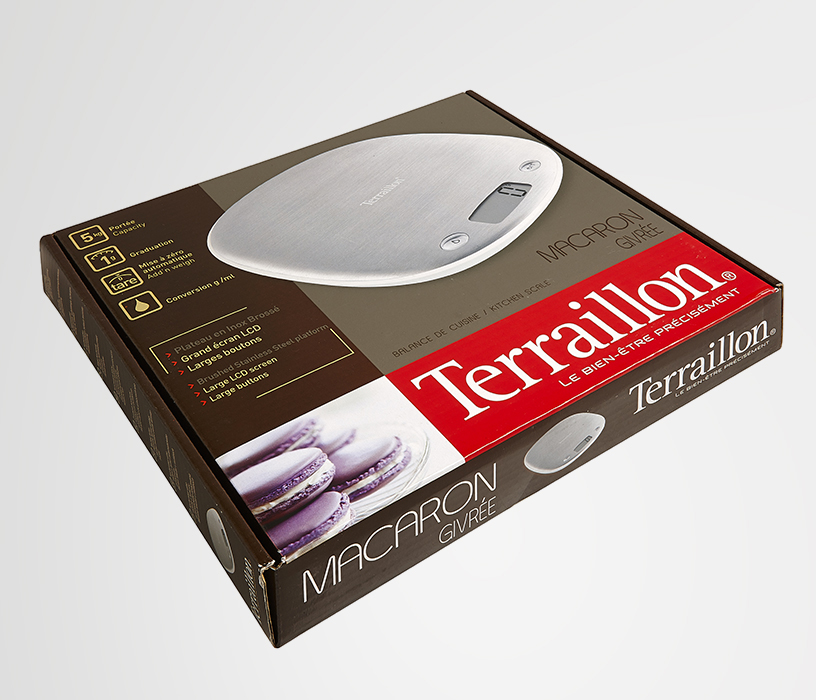 Conception de la charte packaging Terraillon Cuisine
