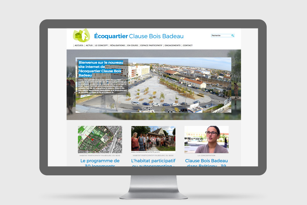 Éco-quartier Clause-Bois Badeau : un nouveau site responsive