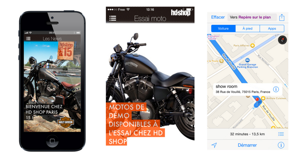 Application Harley-Davidson Iphone Androïd Application Harley-Davidson Iphone Androïd