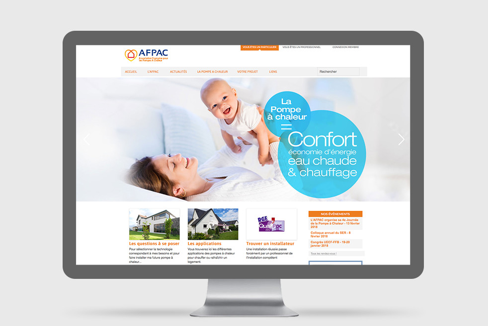 AFPAC Association Française pour la Pompe à Chaleur : internet - intranet AFPAC Association Française pour la Pompe à Chaleur : internet - intranet